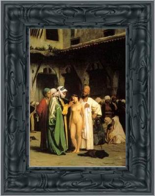 framed  unknow artist Arab or Arabic people and life. Orientalism oil paintings  240, Ta3118-1